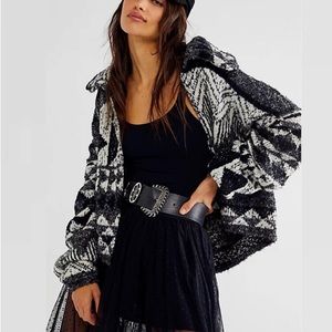 One and another Free people cardigan